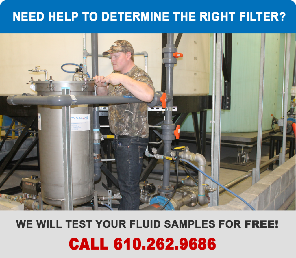 Filters for particulate removal in water, glycol, potassium formate
